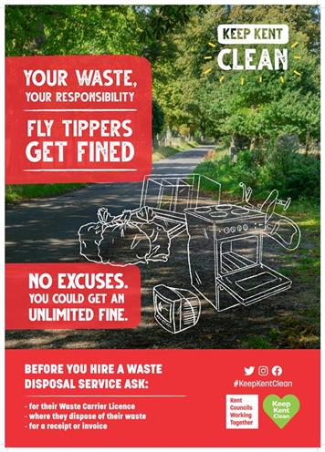 Fly-Tipping Poster - Help Stop Fly-Tipping