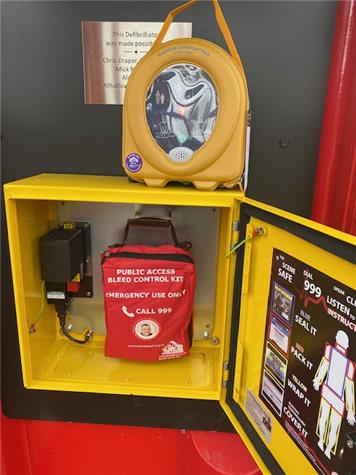  - Defibrillator Ready for Action